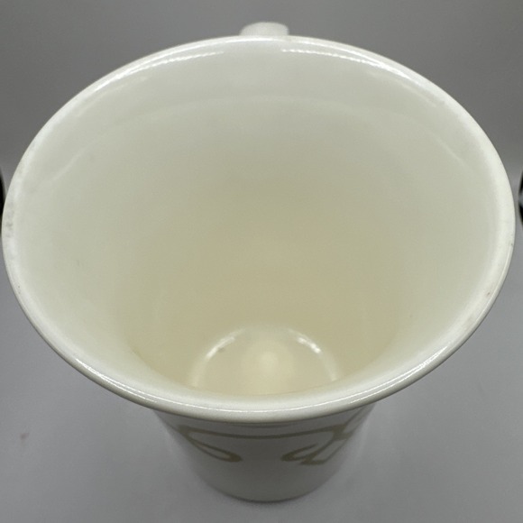 Starbucks ‎ Gold Filigree on White Mug Cup  2015 8.5 Ounces - Picture 3 of 5